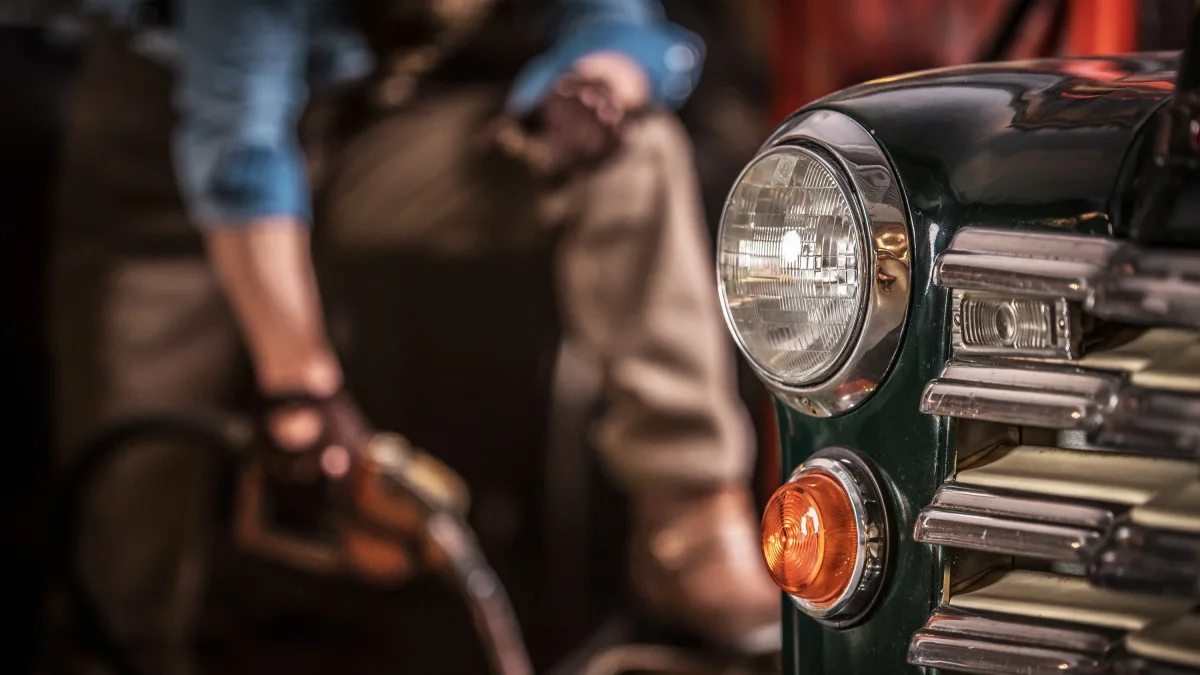Klassischer Oldtimer nach hochwertiger Restauration